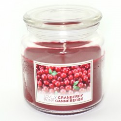 Sviečka Lovely Cranberry v skle