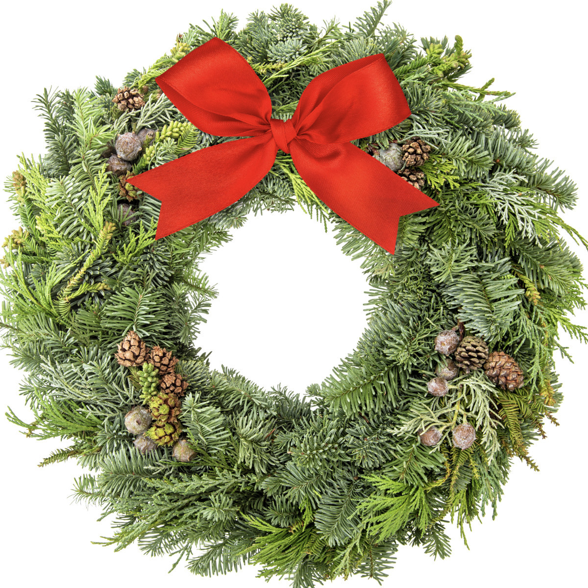 VIANOČNÝ VENIEC JINGLE BELLS (veniec zo živej čačiny)